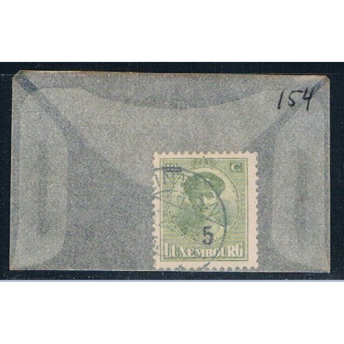 Luxembourg 154 Used Duchess Charlotte surcharged 1925 (L0240)