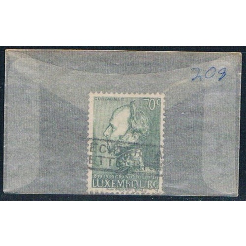 Luxembourg 208 Used William II 1939 (L0275)