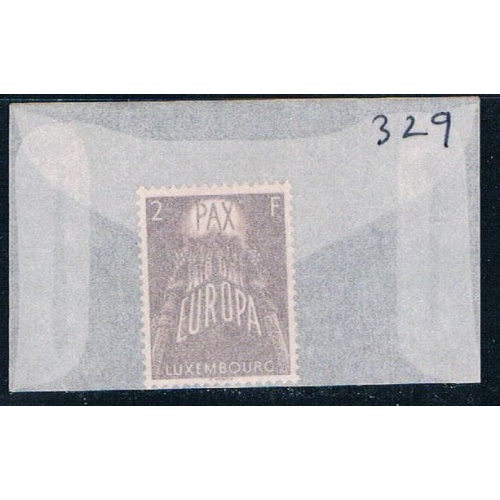 Luxembourg 329 Unused United Europe 1957 CV 5.50 (L0305)
