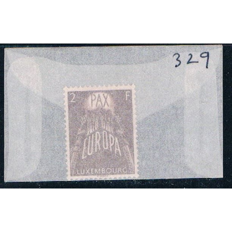 Luxembourg 329 Unused United Europe 1957 CV 5.50 (L0305)