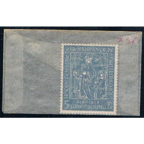 Luxembourg 336 Unused St Willibrord 1958 (L0308)