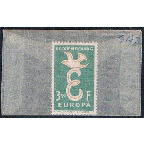 Luxembourg 342 Unused Europa 1958 CV 1.00 (L0312)