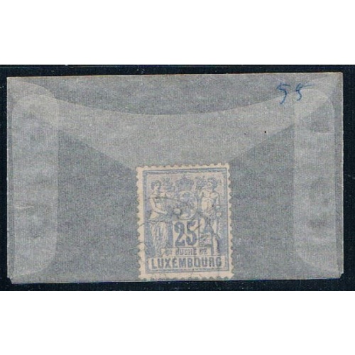 Luxembourg 55 Used Industry and Commerce 1882 CV 1.90 (L0182)