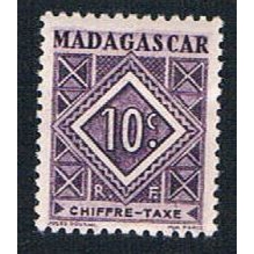 Madagascar J31 MLH Postage Due Numeral (BP1426)