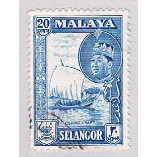Malaya Selangor 120 Used Sultan Salahuddin Shah CV 1.50 (BP2284)