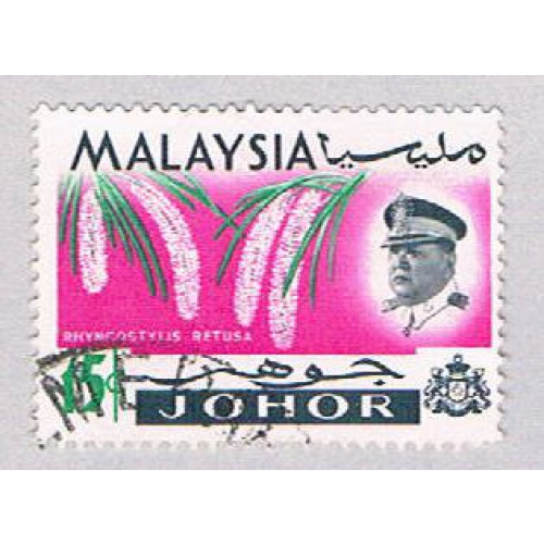 Malaysia Johor 174 Used Flowers (BP2522)