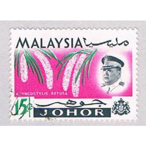Malaysia Johor 174 Used Flowers (BP2523)