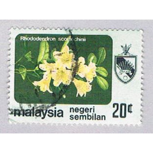 Malaysia Negri Sembilan 97 Used Rhododendren (BP24327)