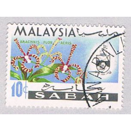 Malaysia Sabah 21 Used Flowers (BP25117)