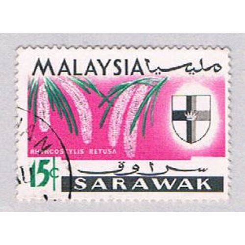 Malaysia Sarawak 126 Used Different Orchids (BP24714)