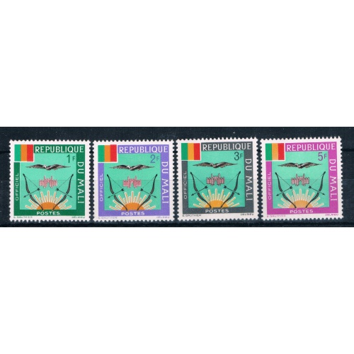 Mali O12-15 MNH Coat of Arms 1964 CV 1.20 (M0393)