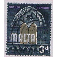 Malta 317 Used Sicculo Norman Arch 1965 (BP34512)