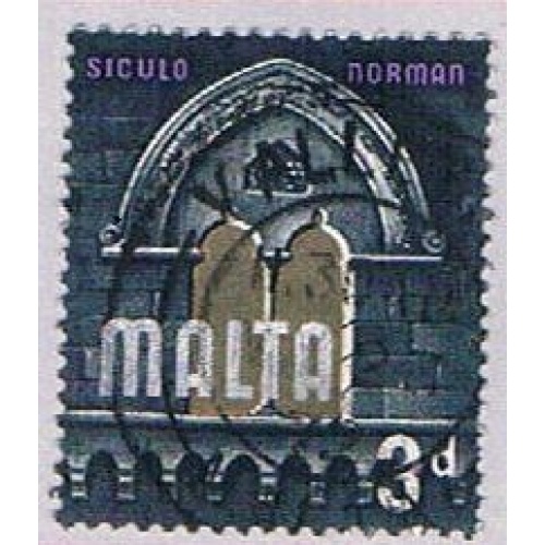 Malta 317 Used Sicculo Norman Arch 1965 (BP34512)