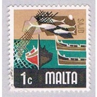 Malta 458 Used Fishing 1973 (BP34520)