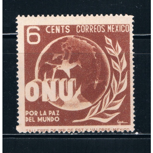 Mexico 814 Unused Allegory of World Peace (M0208)