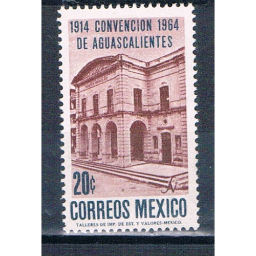 Mexico 960 Unused Morelos Theater 1965 (M0377)+