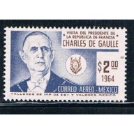 Mexico C281 Unused Charles De Gaulle CV 2.50 (M0170)