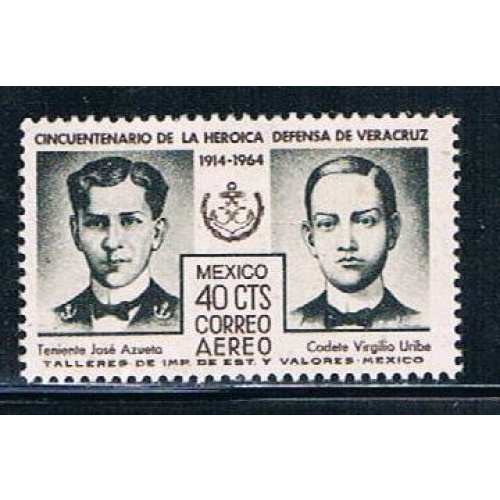 Mexico C284 Unused Lt Jose Azueta (M0174)+