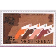 Montserrat 315 MLH Postal Images surcharged 1975 CV 1.40 (BP3399)