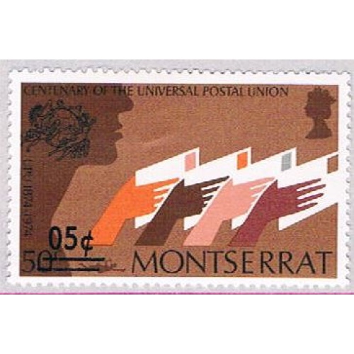 Montserrat 315 MLH Postal Images surcharged 1975 CV 1.40 (BP3399)