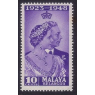 SELANGOR 1948 SW 10c Sc#74 MH @N378