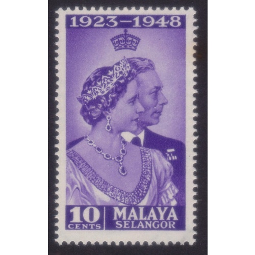 SELANGOR 1948 SW 10c Sc#74 MH @N378