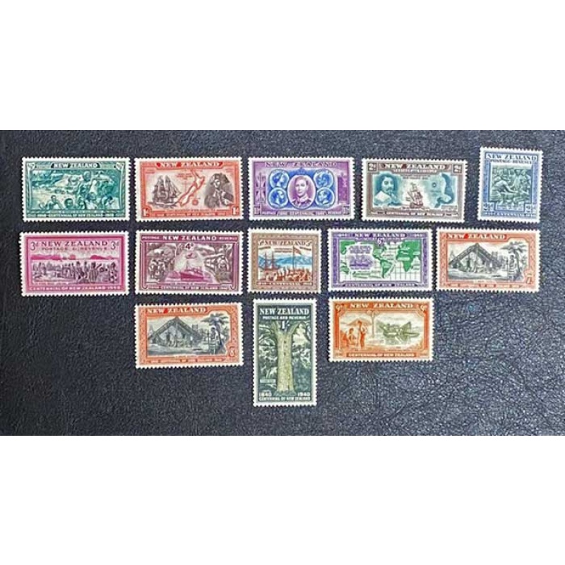 New Zealand Scott #229-241, (1940) Mint NH, F/VF Complete Set