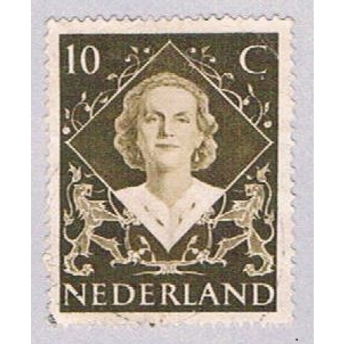 Netherlands 304 Used Queen Juliana 1948 (BP33013)