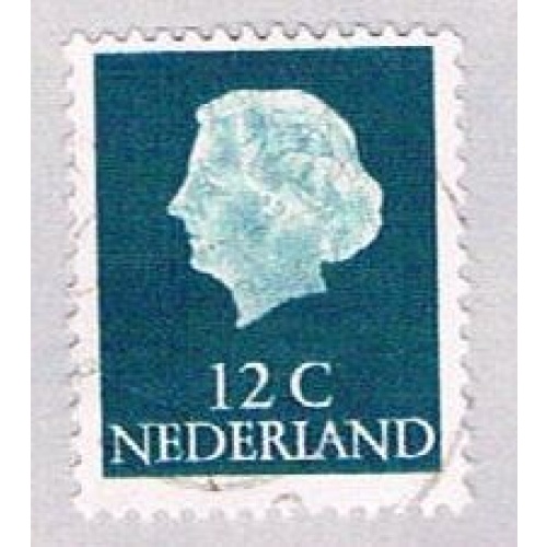 Netherlands 345 Used Queen Juliana 1953 (BP32710)