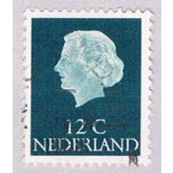 Netherlands 345 Used Queen Juliana 1953 (BP32711)