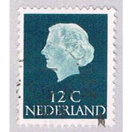 Netherlands 345 Used Queen Juliana 1953 (BP32711)