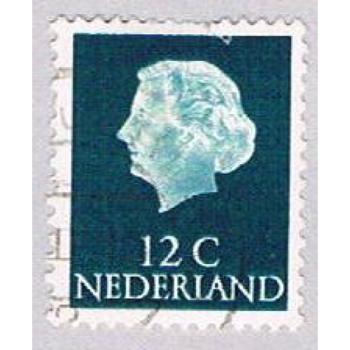 Netherlands 345 Used Queen Juliana 1953 (BP32712)