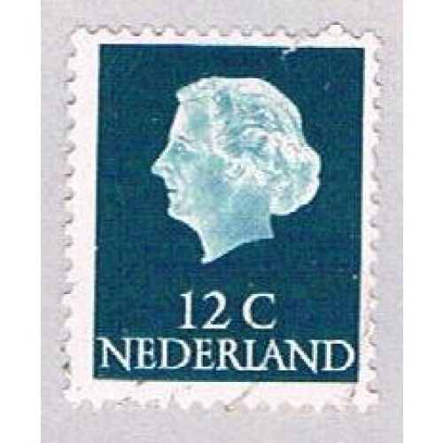 Netherlands 345 Used Queen Juliana 1953 (BP3279)