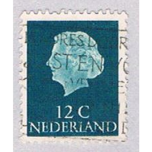 Netherlands 345 Used Queen Juliana 1953 (BP3346)