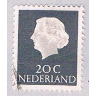 Netherlands 347 Used Queen Juliana 1953 (BP32719)