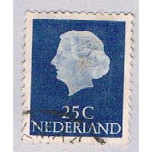 Netherlands 348 Used Queen Juliana 1953 (BP3348)