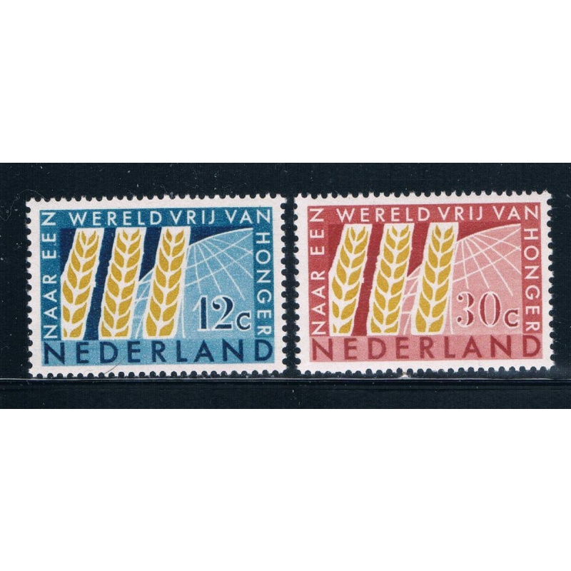 Netherlands 413-14 Unused set Wheat Emblem CV 1.35 (N0399)