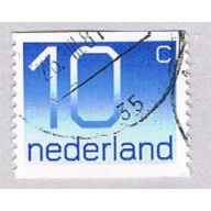 Netherlands 537 Used Numeral 10c 1976 (BP33418)