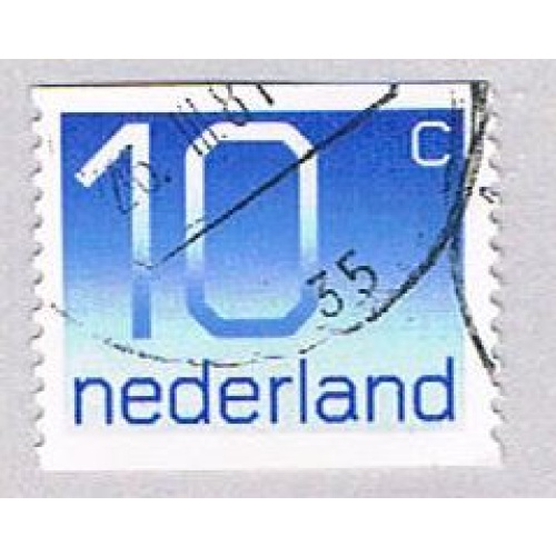 Netherlands 537 Used Numeral 10c 1976 (BP33418)