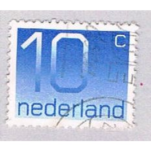 Netherlands 537 Used Numeral 10c 1976 (BP33419)