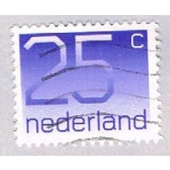 Netherlands 538 Used Numeral 25c 1976 (BP33420)