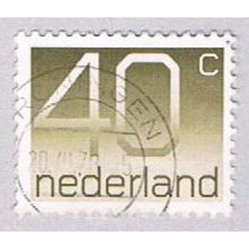 Netherlands 539 Used Numeral 40c 1976 (BP33422)