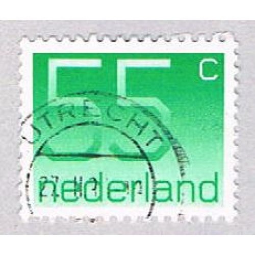 Netherlands 543 Used Numeral 55c 1976 (BP33426)