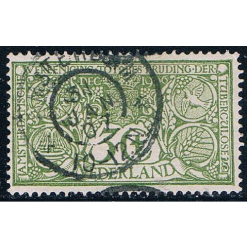 Netherlands B2 Used Semi postal 1906 CV 17.50 (MV0270)