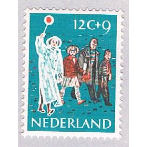 Netherlands B339 MLH Children crossing street 1959 (BP33710)