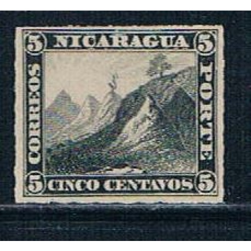 Nicaragua 10 MNG Liberty Cap CV 50.00 (N0198)