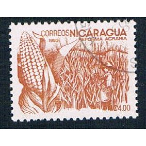 Nicaragua 1300 Used Corn ur 1983 (N0613)+
