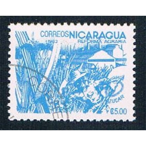 Nicaragua 1301 Used Sugar Cane ll 1983 (N0616)+