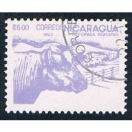 Nicaragua 1302 Used Cattle ur 1983 (N0609)+