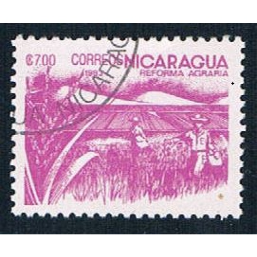 Nicaragua 1303 Used Rice paddy ul 1983 (N0619)+